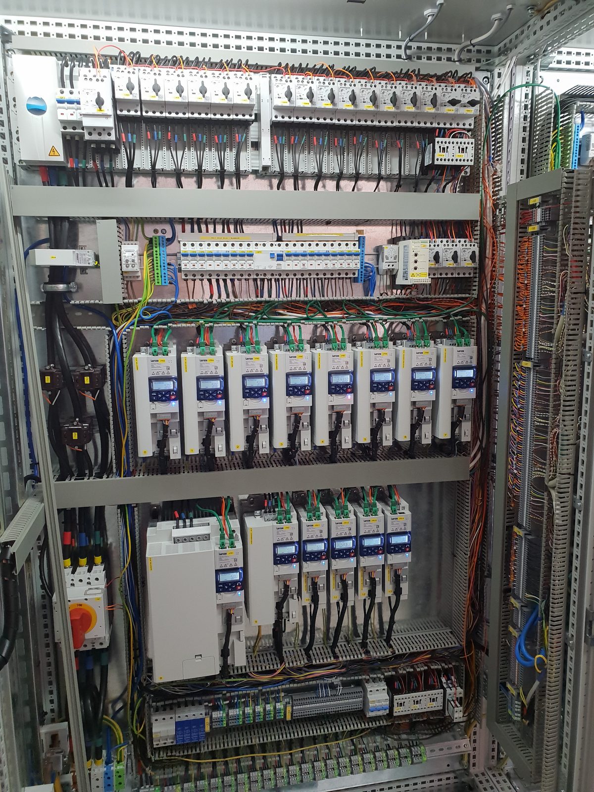 PLC-skåp, 3,5 MW panncentral